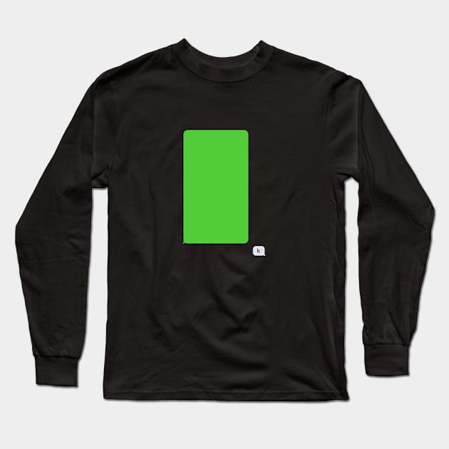 K - Android Long Sleeve T-Shirt by Sticky Fingers